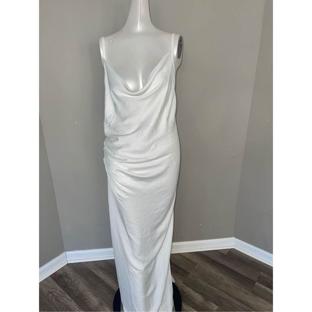 Ramy Brook Marie Cowlneck Evening Gown US 10 $545 - Picture 7 of 9